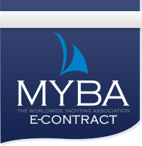 MYBA E-Contract Logo. Access to MYBA Contract available with WLMS Yacht Charters