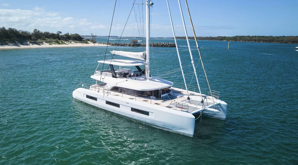 Amarea, A 8 Passenger Lagoon 65 available for private crewed yacht charter in The Cyclades, Saronic or Ionian Sea by wlms yacht charters.